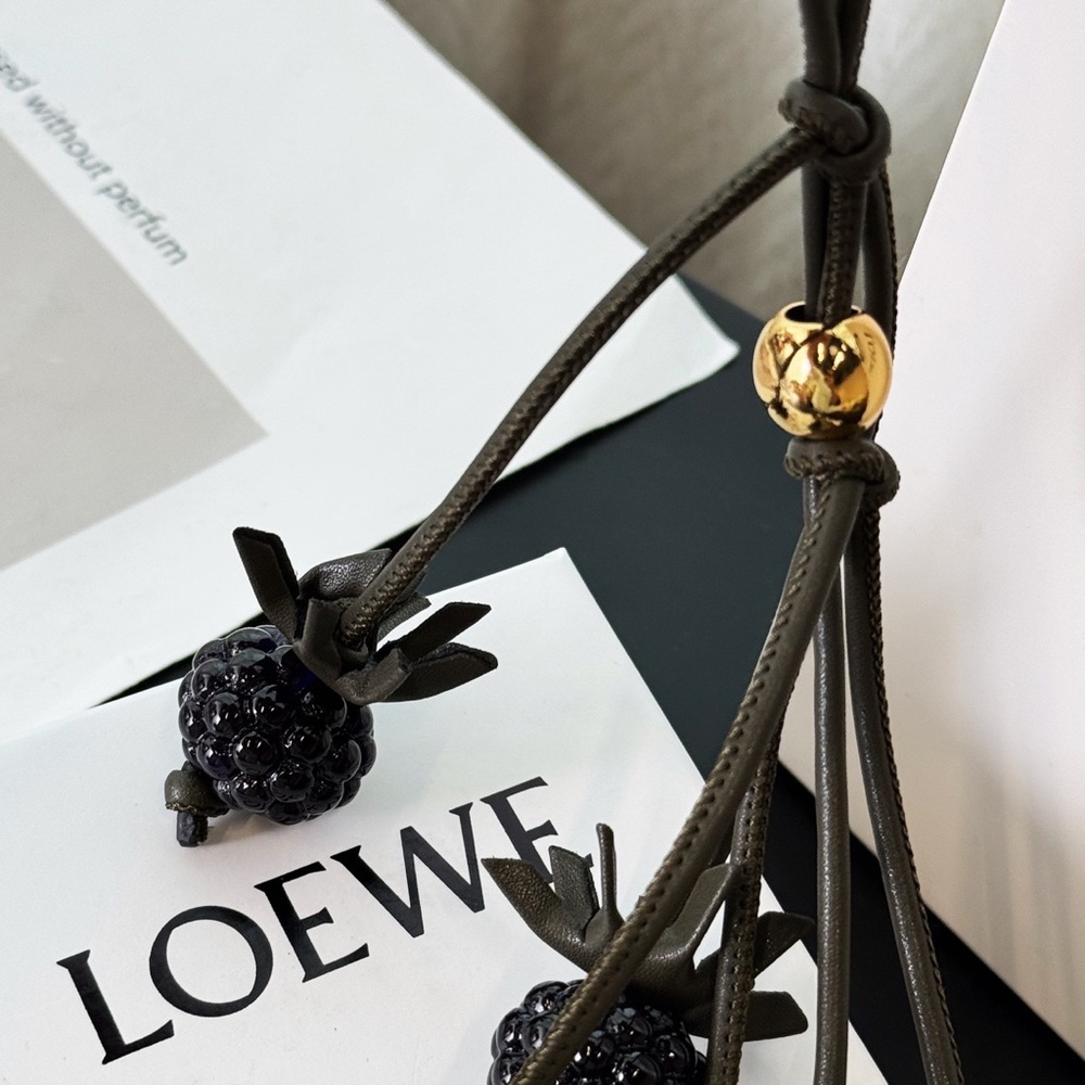 Loewe Black and Gold Berry Charm - Picture 6 of 8